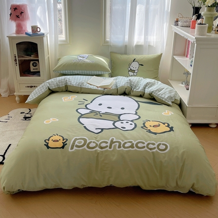 91家纺网 家纺一手货源 找家纺 （总）星座 2025大版全棉三丽鸥四件套