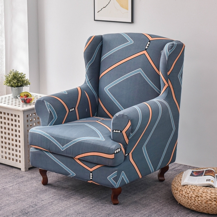 91家纺网 家纺一手货源 找家纺 兴妮雅家纺 2024新款老虎椅套 绿意庄园