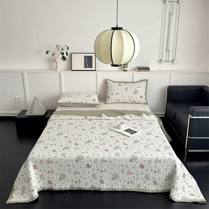 91家纺网 家纺一手货源 找家纺 （总）美优兰 2025春双面天丝高温砂洗床盖