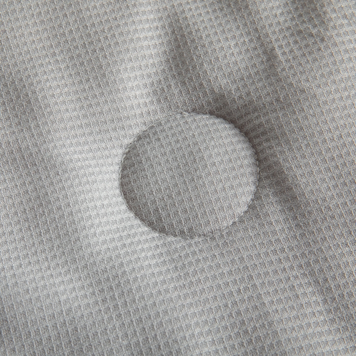 91家纺网 家纺一手货源 找家纺 慕尚家纺 2025新款针织棉华夫格夏被 华夫格 星空灰