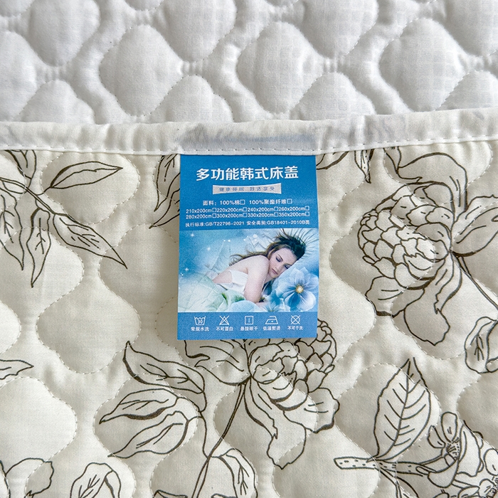 91家纺网 家纺一手货源 找家纺 （总）冬然 2025新款全棉床盖纯棉床盖夹棉床单全棉床单纯棉床单