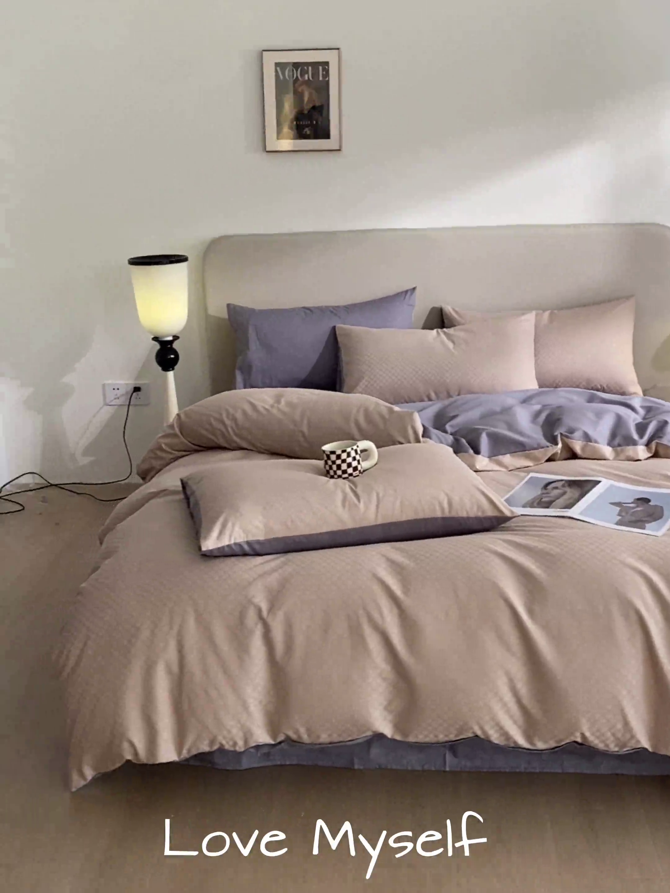 91家纺网 家纺一手货源 找家纺 涵宸家纺 2024新款全棉提花四件套-菲比 菲比-莎灰