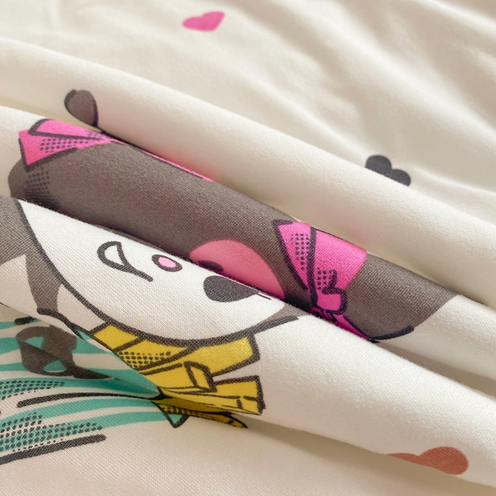 91家纺网 家纺一手货源 找家纺 DS-2025新款儿童卡通三丽鸥正版授权A类针织棉夏被系列 薯条库洛米