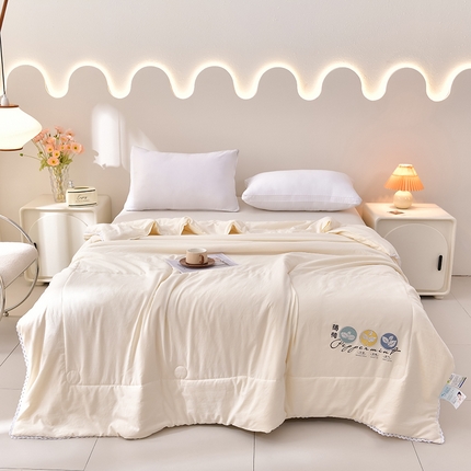 91家纺网 家纺一手货源 找家纺 （总）易展家居 2025新款薄荷空调夏凉被礼品被