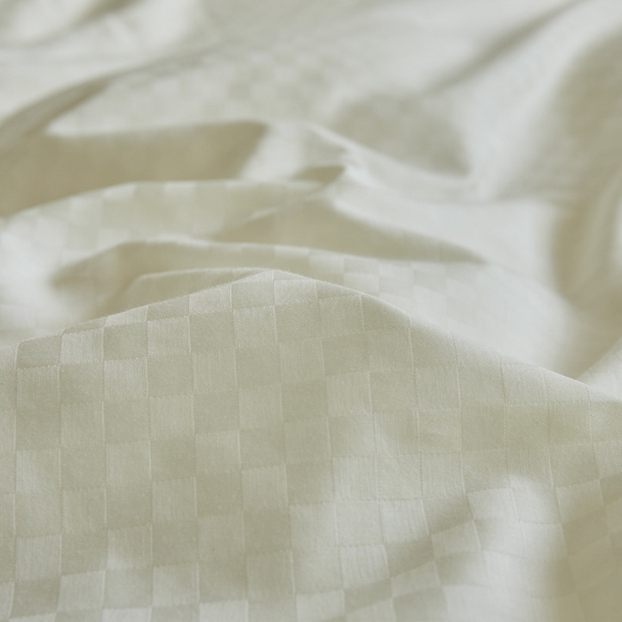 91家纺网 家纺一手货源 找家纺 涵宸家纺 2024新款全棉提花四件套-菲比 菲比-珍珠杏色