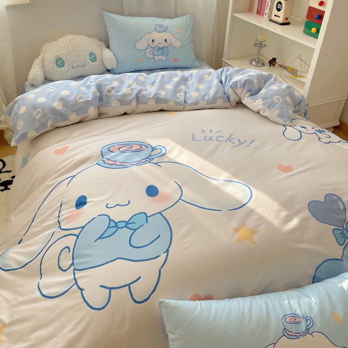 91家纺网 家纺一手货源 找家纺 （总）星座 2025大版全棉三丽鸥四件套