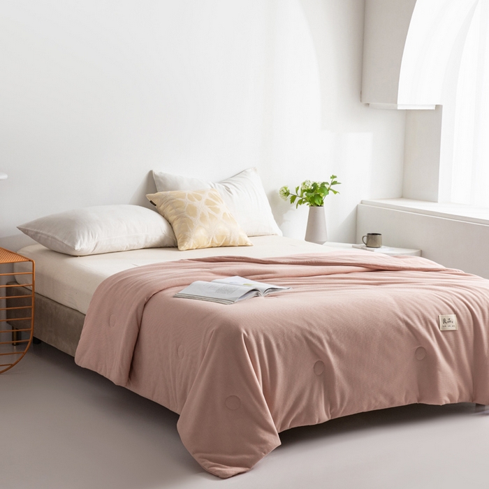 91家纺网 家纺一手货源 找家纺 （总）慕尚家纺 2025新款针织棉华夫格夏被