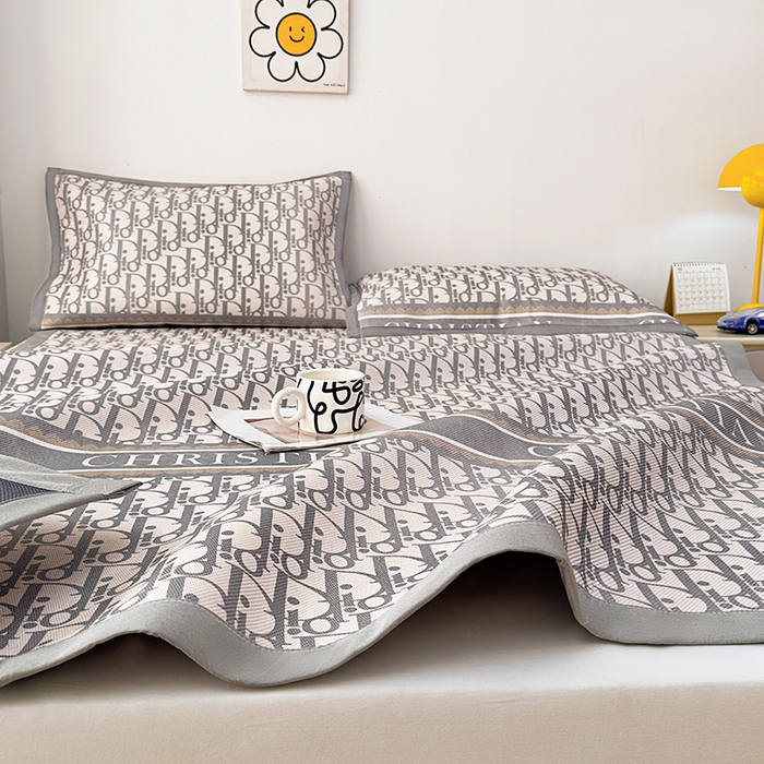 91家纺网 家纺一手货源 找家纺 大元 2025新款数码印花冰藤席系列 -冰藤条席 DIO