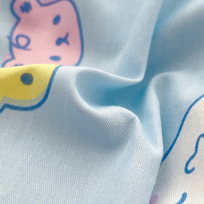 91家纺网 家纺一手货源 找家纺 博雅 2024新款三丽鸥正版授权全棉活性印花单床笠 甜心玉桂狗