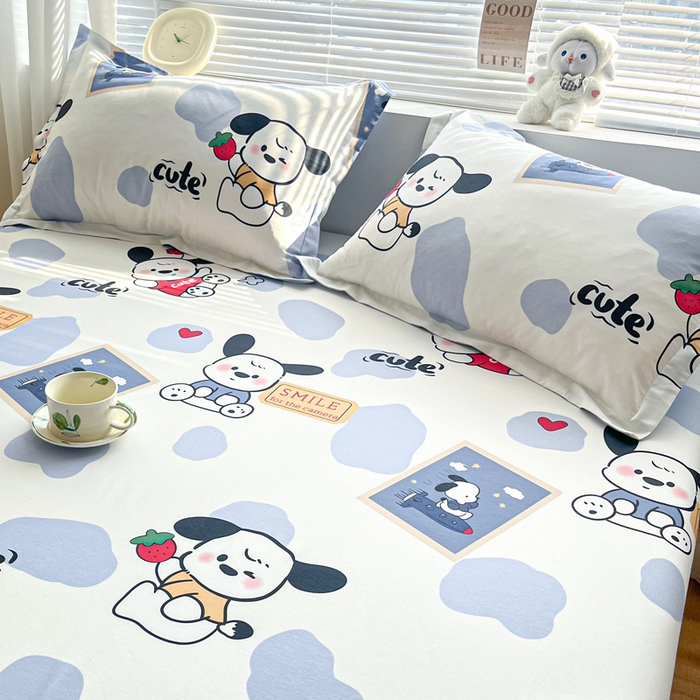 91家纺网 家纺一手货源 找家纺 涵宸家纺 2024新款全棉小清新印花单品套件--单枕套 枕套-奥利心