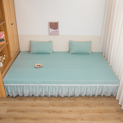 91家纺网 家纺一手货源 找家纺 手艺人沙发垫炕垫 2025新款三明治冰丝凉席SL01-SL07 SL06