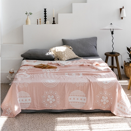 91家纺网 家纺一手货源 找家纺 （总）朴尔家纺-毛巾被 2024新款加厚三层水洗棉全棉纱布毛巾被