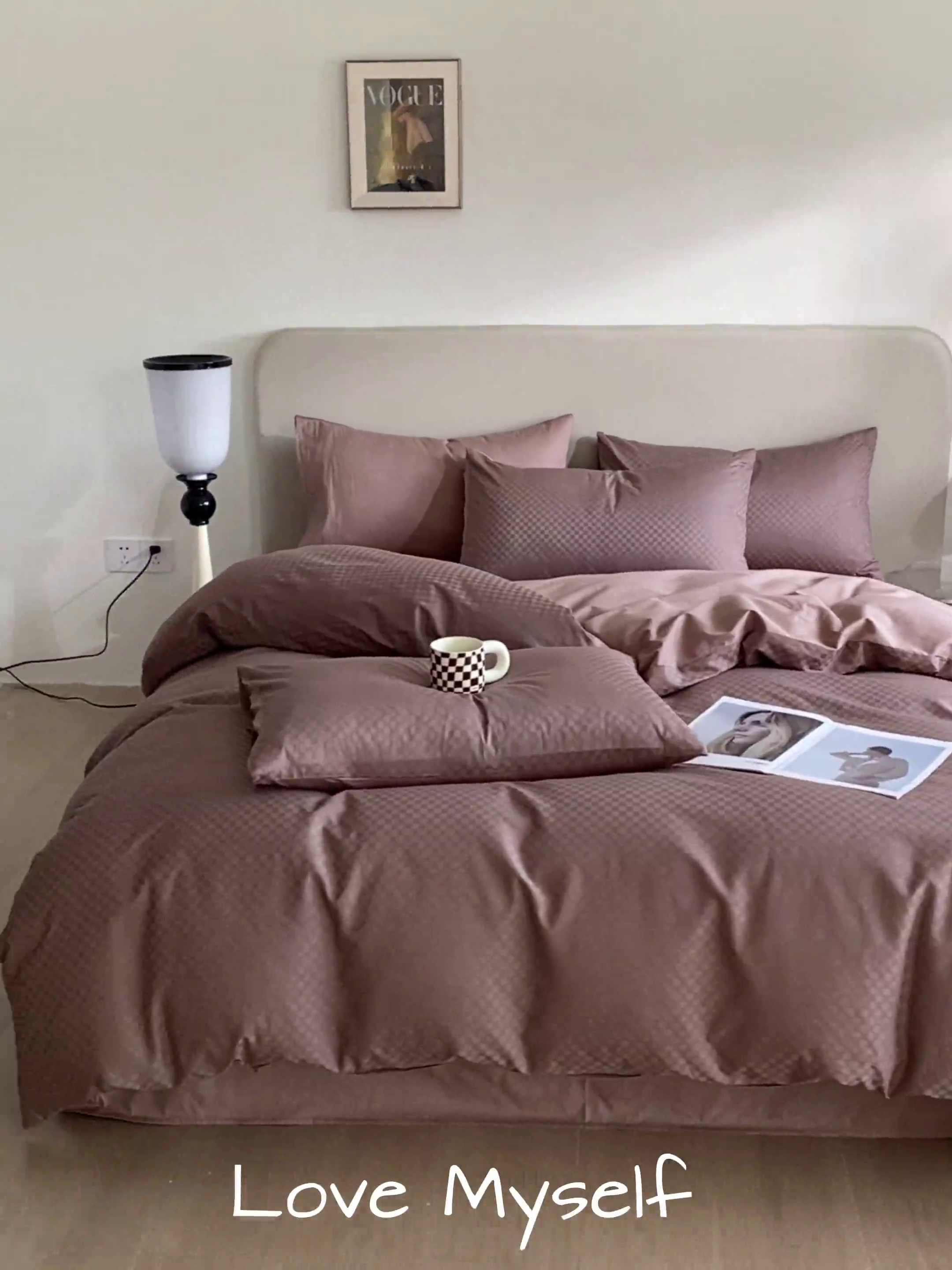 91家纺网 家纺一手货源 找家纺 （总）涵宸家纺 2024新款全棉提花四件套-菲比