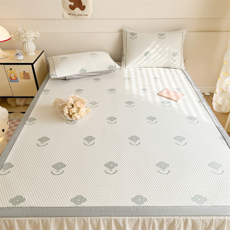 91家纺网 家纺一手货源 找家纺 （总）慕尚家纺 2025新款卡通凉豆豆凉感冰丝席凉席