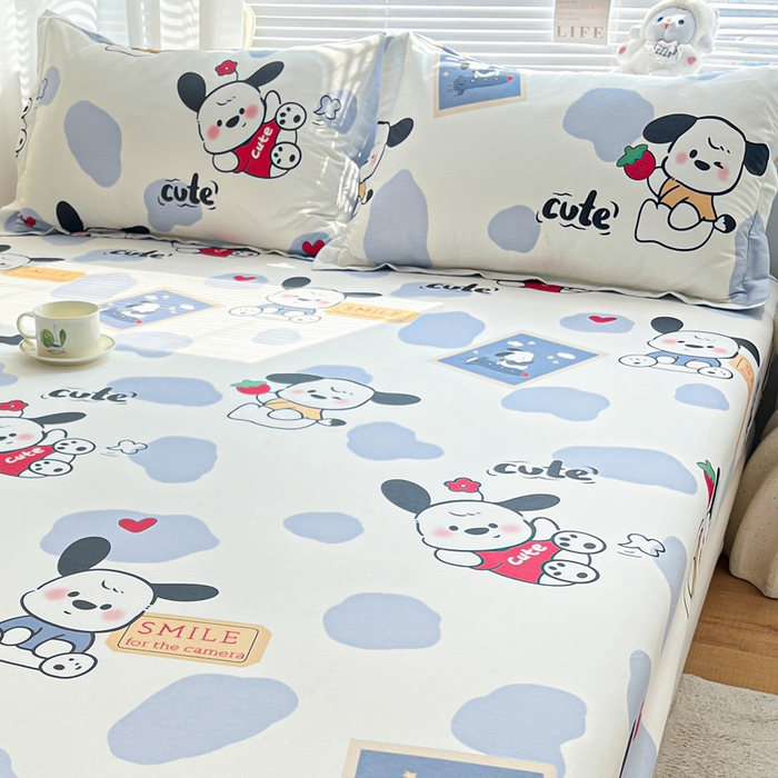 91家纺网 家纺一手货源 找家纺 涵宸家纺 2024新款全棉小清新印花单品套件--单枕套 枕套-奥利心