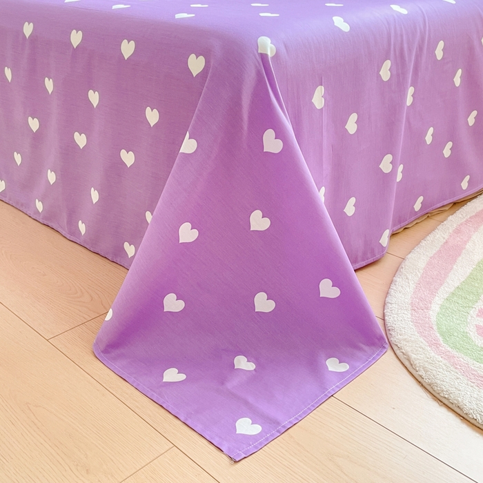 91家纺网 家纺一手货源 找家纺 博雅 2024新款全棉三丽鸥AB版活性印花四件套 甜筒库洛米