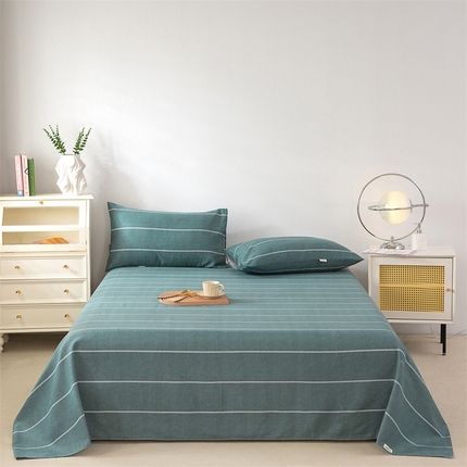 91家纺网 家纺一手货源 找家纺 （总）金泰莱 2025新款原棉老粗布凉席老粗布床单软凉席