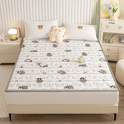 91家纺网 家纺一手货源 找家纺 （总）正邦家纺 2024新款全棉床垫软垫单人防滑床褥垫双人床盖