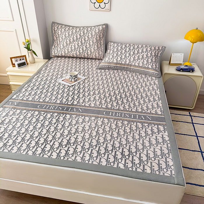 91家纺网 家纺一手货源 找家纺 大元 2025新款数码印花冰藤席系列 -冰藤条席 DIO