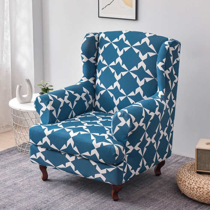 91家纺网 家纺一手货源 找家纺 兴妮雅家纺 2024新款老虎椅套 克莱因蓝格