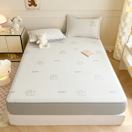 91家纺网 家纺一手货源 找家纺 （总）慕尚家纺 2025新款卡通凉豆豆凉感冰丝席凉席