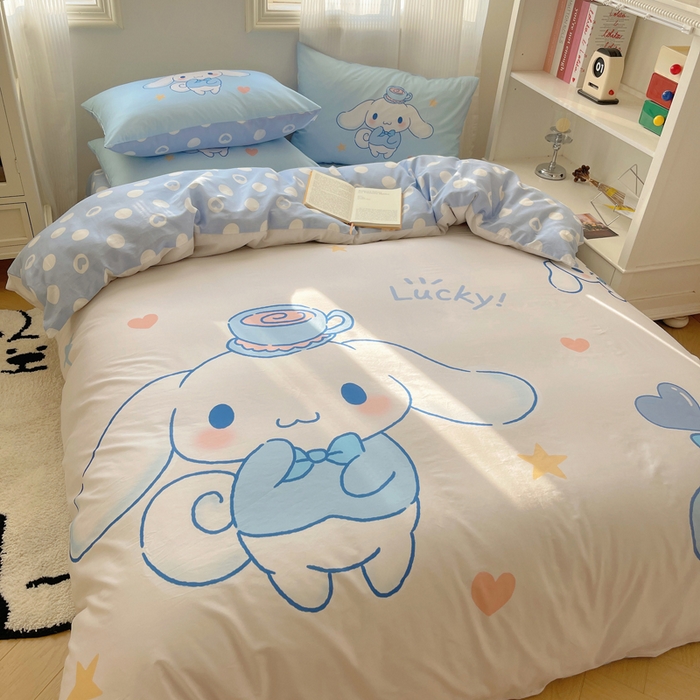 91家纺网 家纺一手货源 找家纺 （总）星座 2025大版全棉三丽鸥四件套