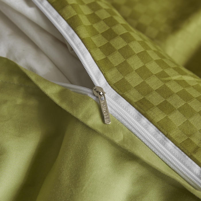 91家纺网 家纺一手货源 找家纺 涵宸家纺 2024新款全棉提花四件套-菲比 菲比-富贵绿