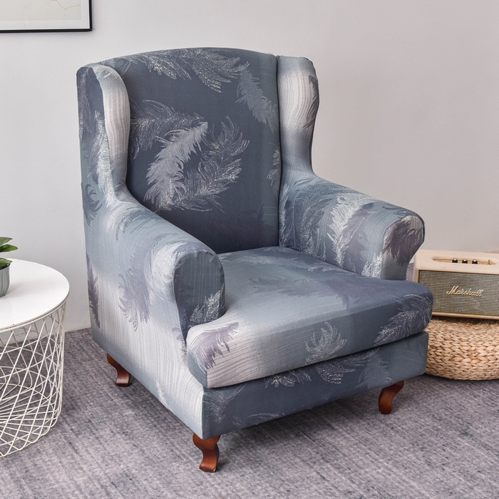 91家纺网 家纺一手货源 找家纺 兴妮雅家纺 2024新款老虎椅套 灰羽毛