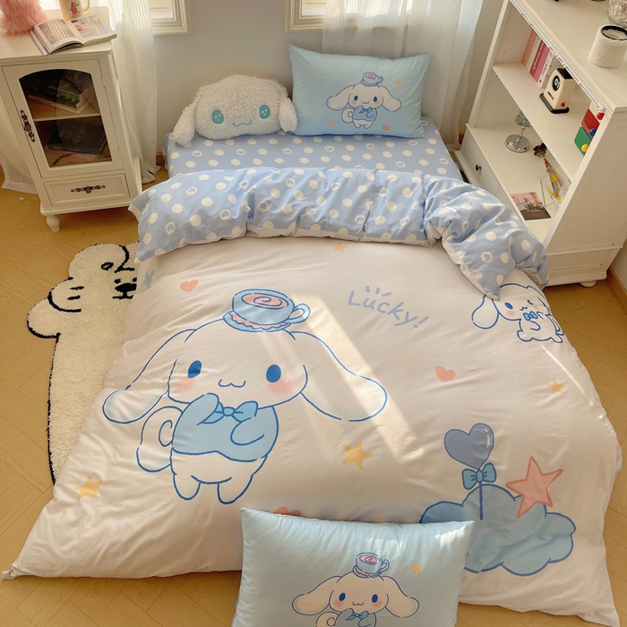 91家纺网 家纺一手货源 找家纺 （总）星座 2025大版全棉三丽鸥四件套