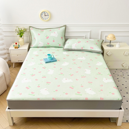 91家纺网 家纺一手货源 找家纺 （总）大元 2025新款数码印花冰藤席系列 -冰藤床笠