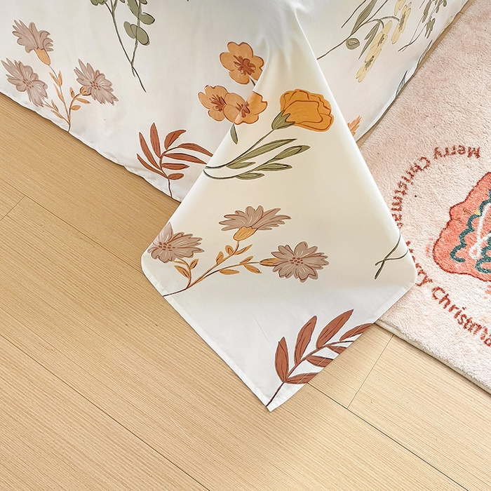 91家纺网 家纺一手货源 找家纺 大柏树 2025新款全棉13376印花四件套系列（可定制）-单床单 南薇