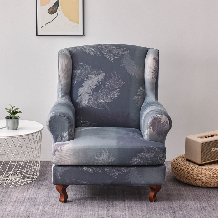 91家纺网 家纺一手货源 找家纺 兴妮雅家纺 2024新款老虎椅套 灰羽毛