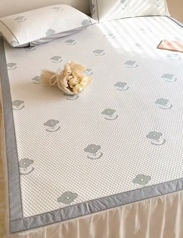 91家纺网 家纺一手货源 找家纺 （总）慕尚家纺 2025新款卡通凉豆豆凉感冰丝席凉席