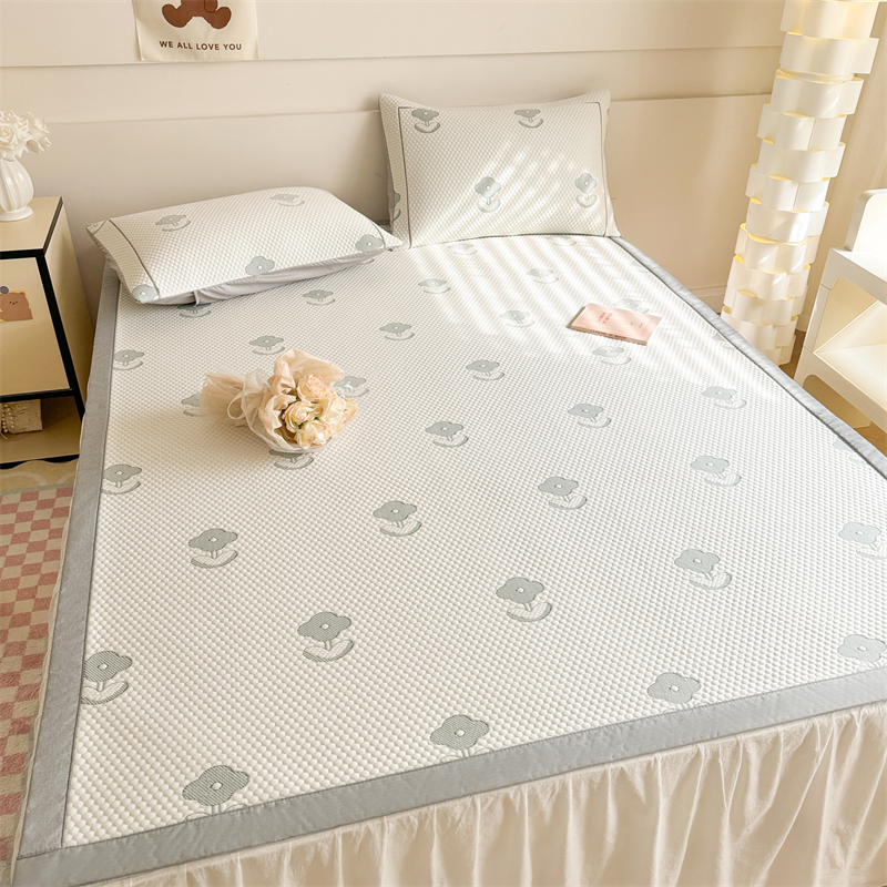 91家纺网 家纺一手货源 找家纺 （总）慕尚家纺 2025新款卡通凉豆豆凉感冰丝席凉席