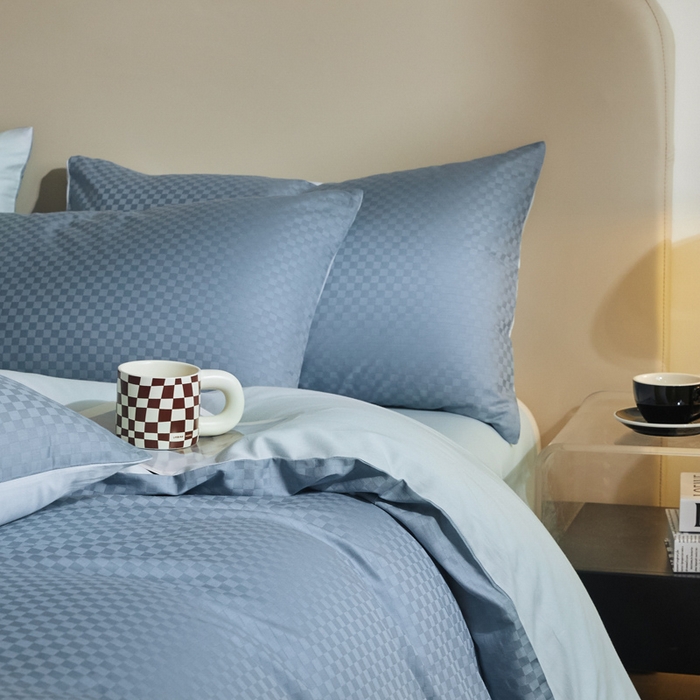 91家纺网 家纺一手货源 找家纺 涵宸家纺 2024新款全棉提花四件套-菲比 菲比-宾利兰