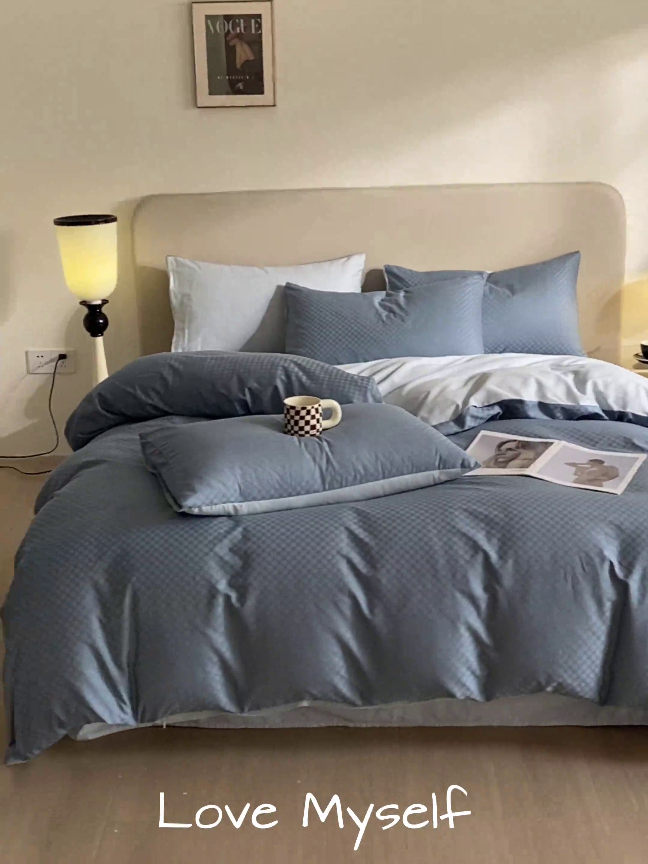 91家纺网 家纺一手货源 找家纺 涵宸家纺 2024新款全棉提花四件套-菲比 菲比-宾利兰