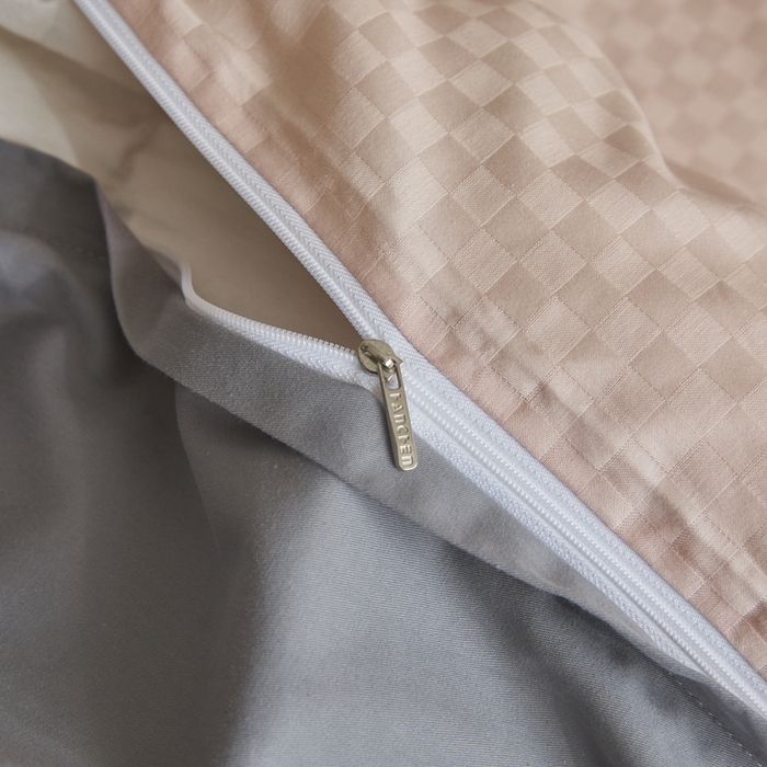 91家纺网 家纺一手货源 找家纺 涵宸家纺 2024新款全棉提花四件套-菲比 菲比-玫瑰灰