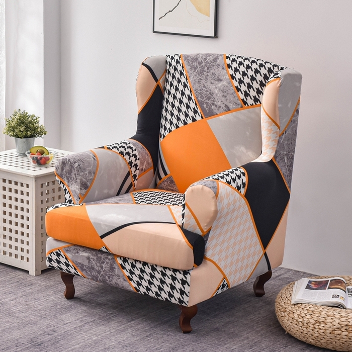 91家纺网 家纺一手货源 找家纺 兴妮雅家纺 2024新款老虎椅套 千鸟格