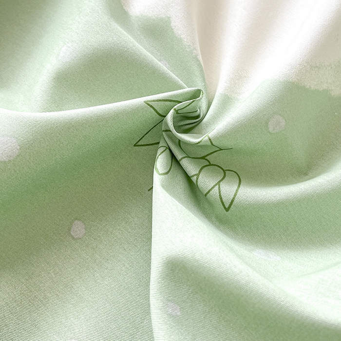 91家纺网 家纺一手货源 找家纺 涵宸家纺 2024新款全棉小清新印花单品套件--单床笠 床笠-云影熊