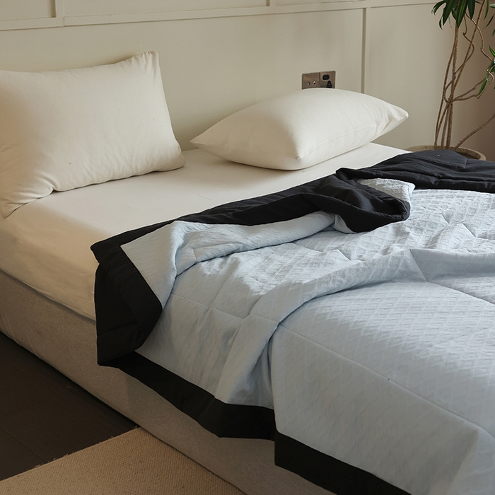 91家纺网 家纺一手货源 找家纺 （总）觉物 2024新款肌理凉感水洗抗菌夏被