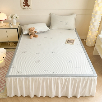 91家纺网 家纺一手货源 找家纺 （总）慕尚家纺 2025新款卡通凉豆豆凉感冰丝席凉席