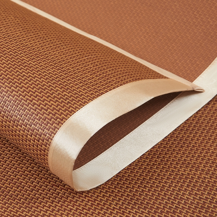 91家纺网 家纺一手货源 找家纺 青雅席业 2025新款直角藤席 步步高