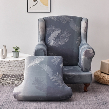 兴妮雅家纺 2024新款老虎椅套 灰羽毛