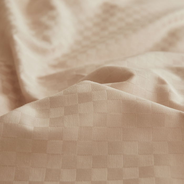 91家纺网 家纺一手货源 找家纺 涵宸家纺 2024新款全棉提花四件套-菲比 菲比-莎灰