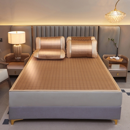 青雅席业 2025新款直角藤席 罗马格