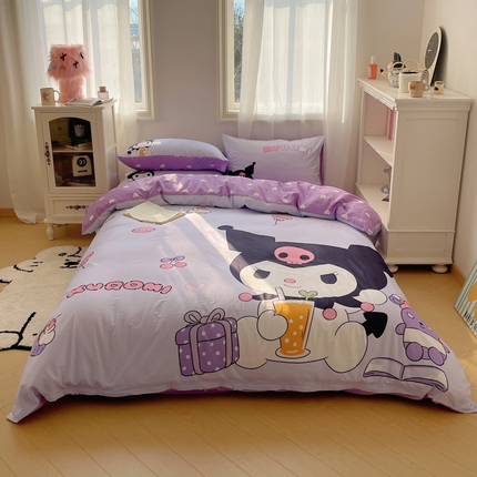 91家纺网 家纺一手货源 找家纺 （总）星座 2025大版全棉三丽鸥四件套