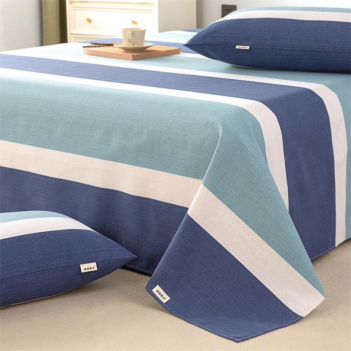 91家纺网 家纺一手货源 找家纺 金泰莱 2025新款原棉老粗布凉席老粗布床单软凉席 欢乐