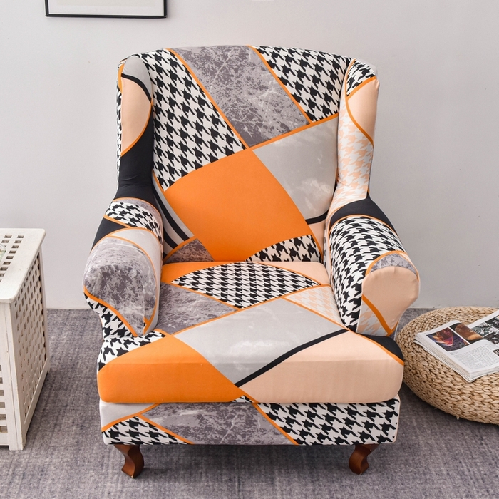 91家纺网 家纺一手货源 找家纺 兴妮雅家纺 2024新款老虎椅套 千鸟格