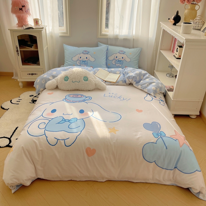 91家纺网 家纺一手货源 找家纺 （总）星座 2025大版全棉三丽鸥四件套