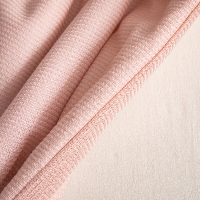 91家纺网 家纺一手货源 找家纺 慕尚家纺 2025新款针织棉华夫格夏被 华夫格 pink粉